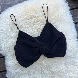 4 FOR $25 - NWOT Black Ruched Top